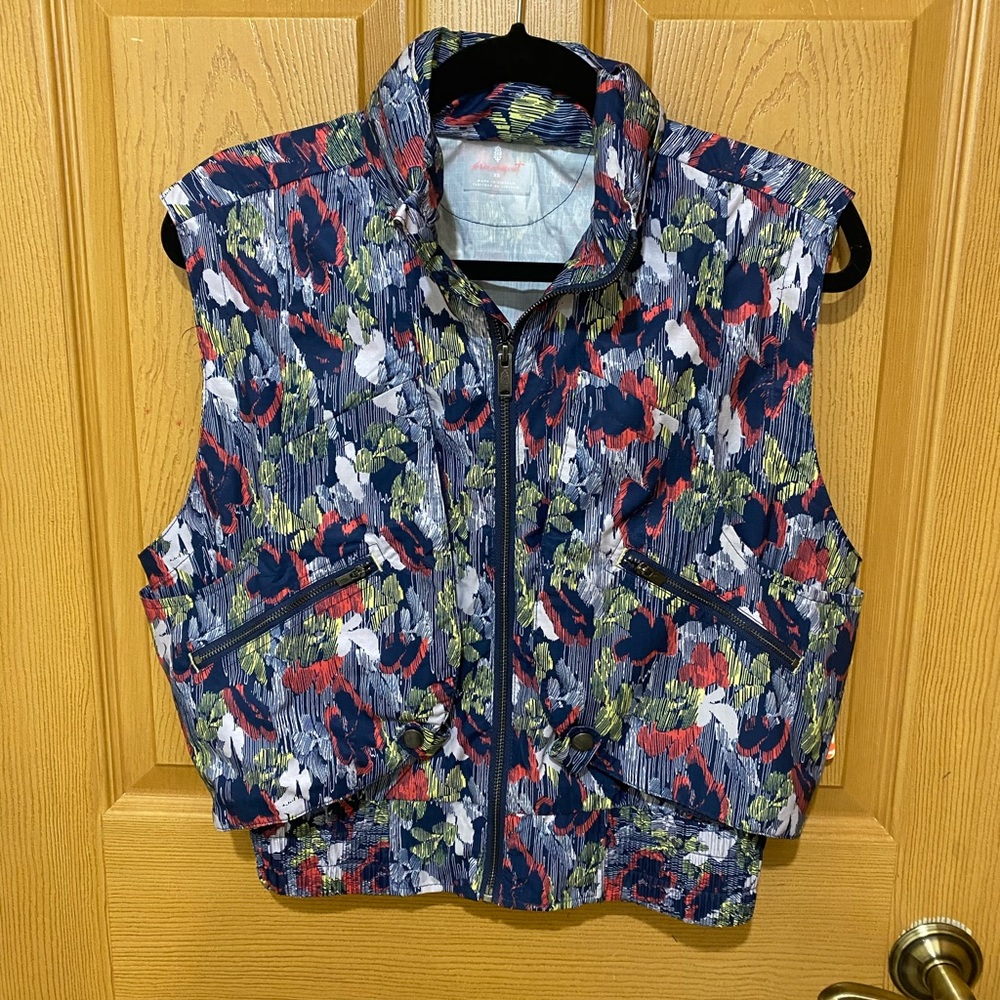 Free People Movement Off The Grid Printed Vest size XS